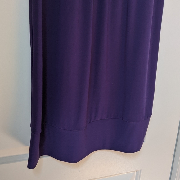 Daisy Fuentes Royal Purple Sleeveless Dress with removable tie sash, Size S - Picture 11 of 16